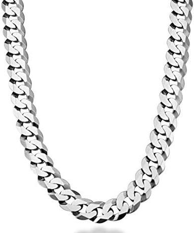 Dark Cuban Link Chain for Men (12mm) - Gifts for Him