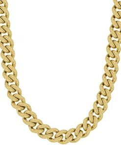 BAYAM Men's Miami Cuban Royal Link Chain Necklace