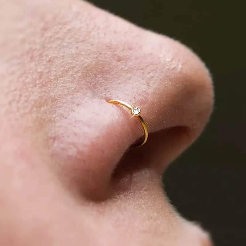 Captive Bead nose ring