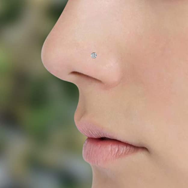 How to Take Out Nose Stud with Flat Back