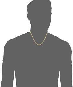 14k Gold Filled Rope Chain Necklace for Men