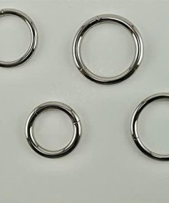 12mm Surgical Steel Hinged 12G Septum Nose Ring