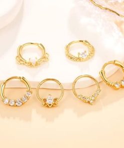 Gold Septum Nose Rings