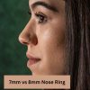 7mm vs 8mm Nose Ring