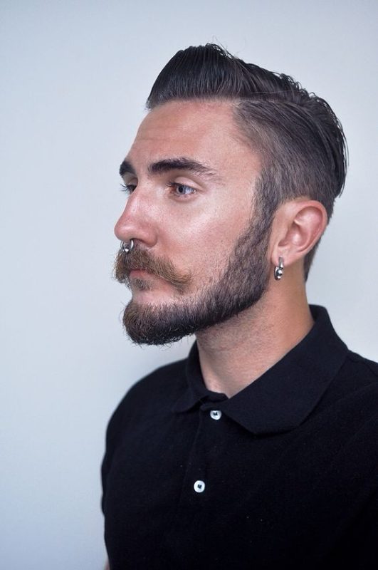 Septum piercing with a septum piercing and a unique style