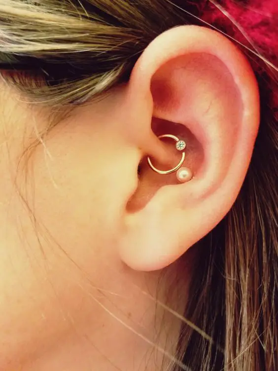 Daith and Conch Piercing