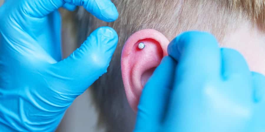 ear piercing on guys