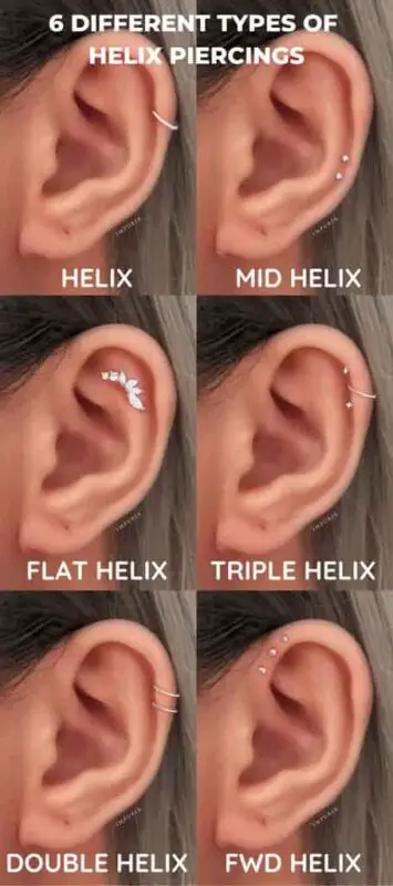Helix Piercings for big ears
