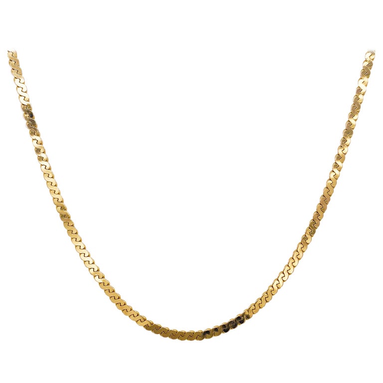 Serpentine Chain link Necklace